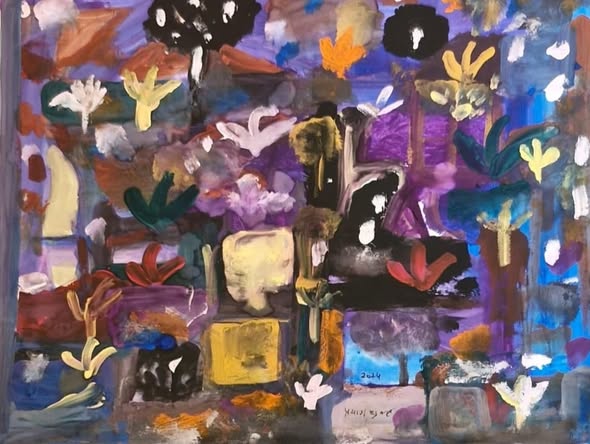 प्रयाग शुक्ल painting